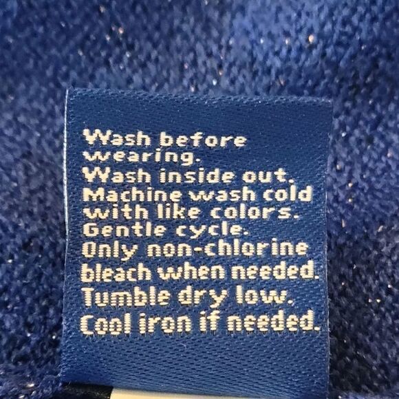 APT.9 Royal Blue Silver Metallic Sparkle Boatneck Long Sleeve Sweater Size 3X - Picture 9 of 10